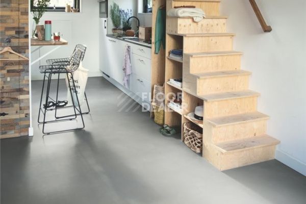 Плитка ПВХ Quick Step Livyn Ambient Glue Plus Шлифованный бетон светло-серый AMCL40139 фото 6 | FLOORDEALER